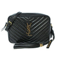 Saint Laurent Monogram Lou Camera Matelasse Black Calfskin Leather Shoulder Bag