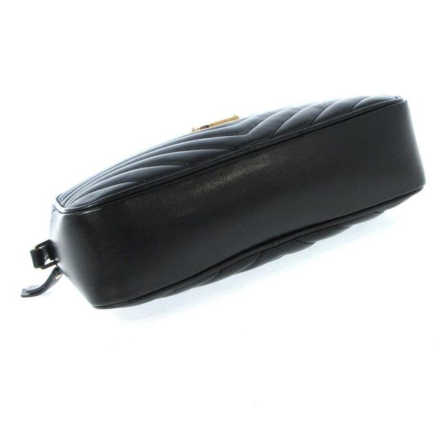 Saint Laurent Monogram Lou Camera Matelasse Black Calfskin Leather Shoulder Bag