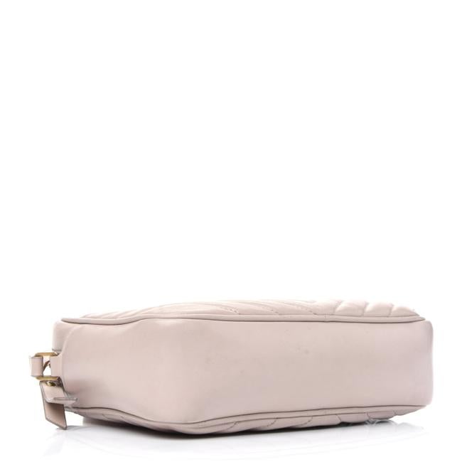 Saint Laurent Monogram Lou Camera Matelasse Washed Light Pink Calfskin Leather Shoulder Bag