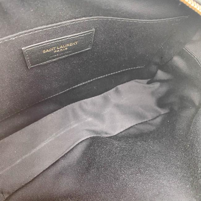 Saint Laurent Monogram Lou Camera Quilted Black Leather Cross Body Bag