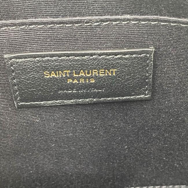 Saint Laurent Monogram Lou Camera Quilted Black Leather Cross Body Bag
