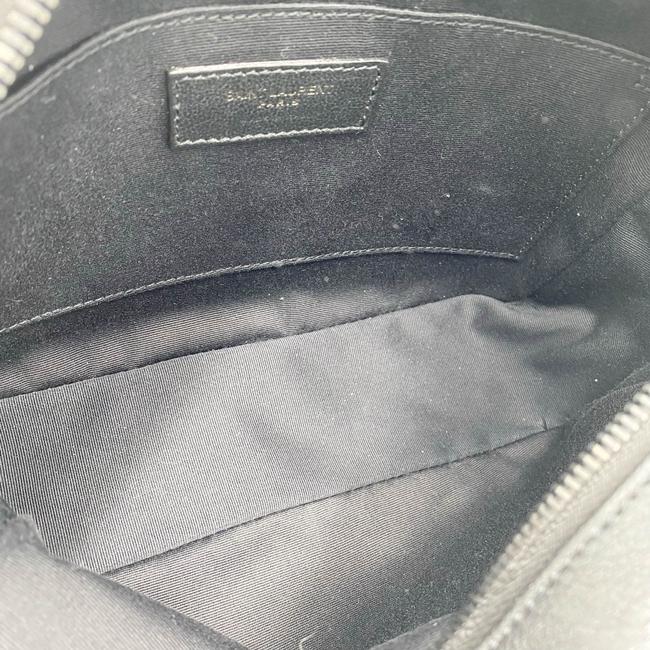 Saint Laurent Monogram Lou Camera Smooth Black Lambskin Leather Shoulder Bag
