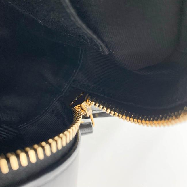 Saint Laurent Monogram Lou Shoulder Quilted Camera Black Leather Cross Body Bag