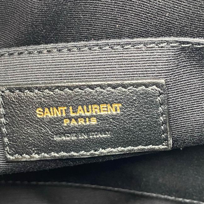 Saint Laurent Monogram Lou Women's Burgundy Camera Red Leather Cross Body Bag