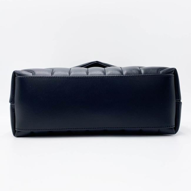 Saint Laurent Monogram Loulou Calfskin Y Quilted Monogram Small Chain Satchel Black Leather Shoulder Bag