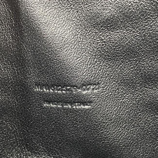 Saint Laurent Monogram Loulou Camera Lou Monogram Mini Black Leather Cross Body Bag