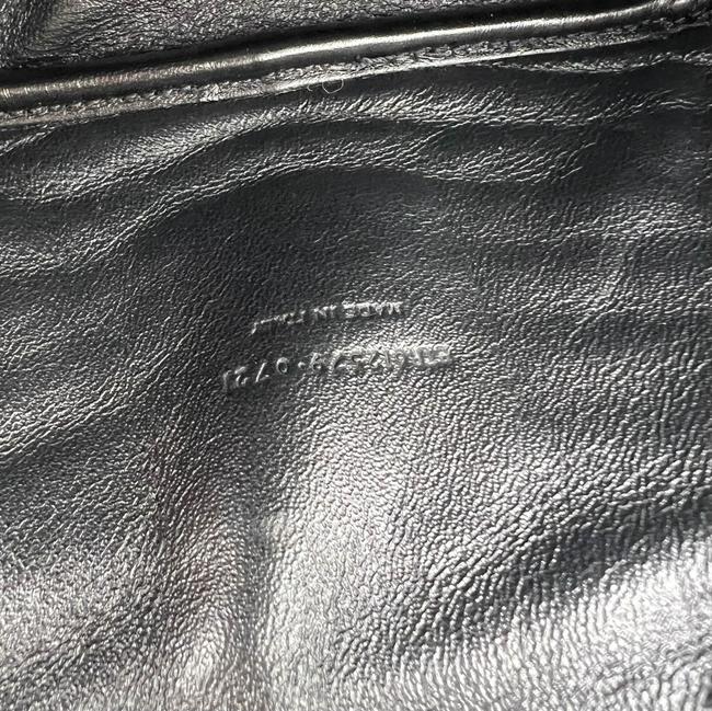 Saint Laurent Monogram Loulou Camera Lou Monogram Mini Black Leather Cross Body Bag