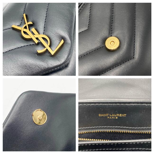 Saint Laurent Monogram Loulou Crossbody Calfskin Y Quilted Monogram Toy Black Leather Shoulder Bag