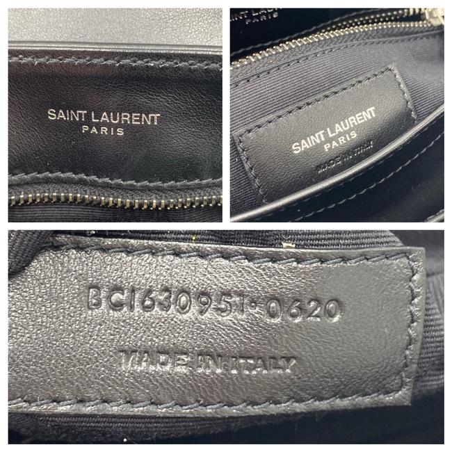 Saint Laurent Monogram Loulou Crossbody Calfskin Y Quilted Monogram Toy Black Leather Shoulder Bag