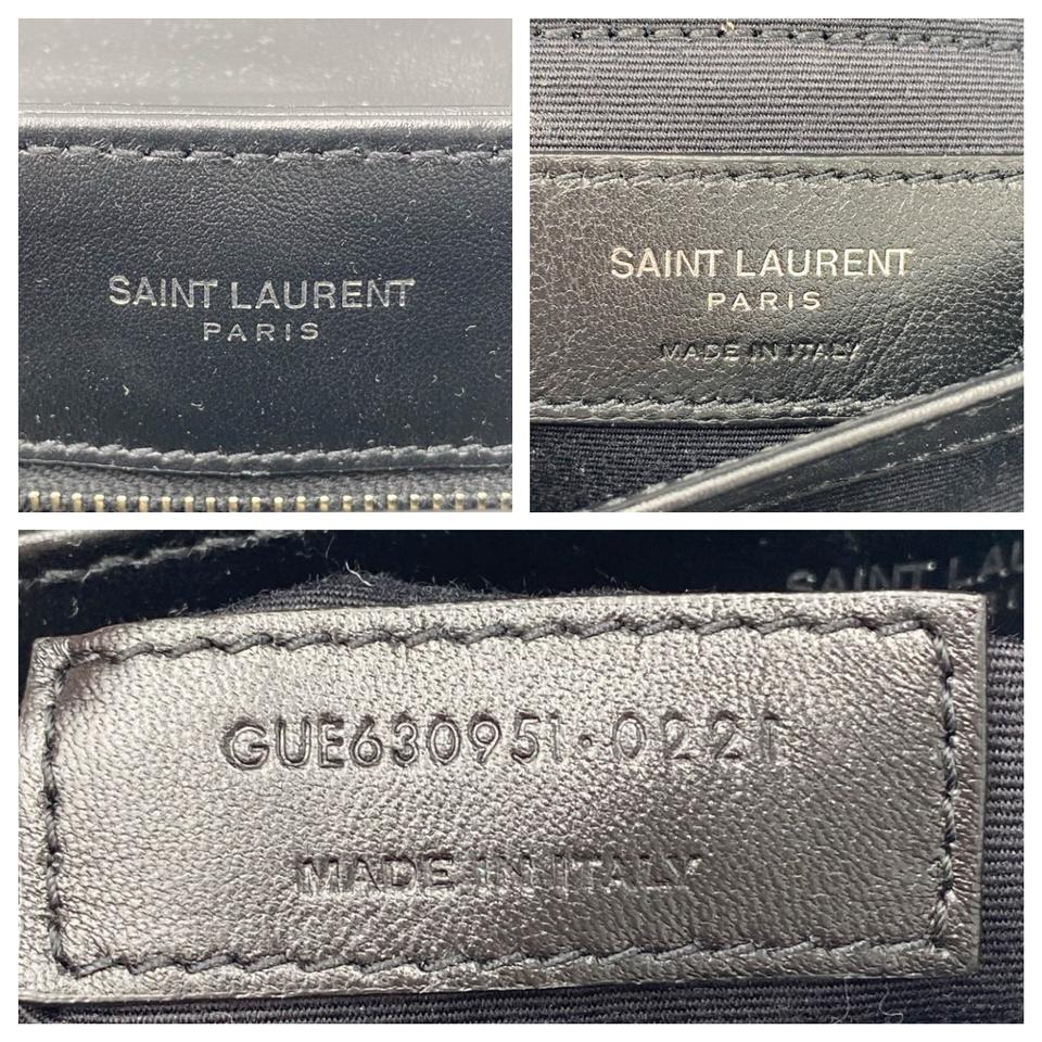 Saint Laurent Monogram Loulou Crossbody Calfskin Y Quilted Monogram Toy Black Leather Shoulder Bag