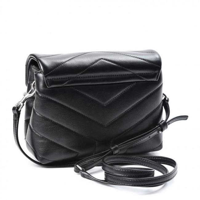 Saint Laurent Monogram Loulou Crossbody Calfskin Y Quilted Monogram Toy Black Leather Shoulder Bag