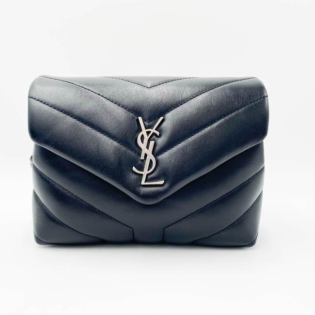 Saint Laurent Monogram Loulou Crossbody Calfskin Y Quilted Monogram Toy Black Leather Shoulder Bag