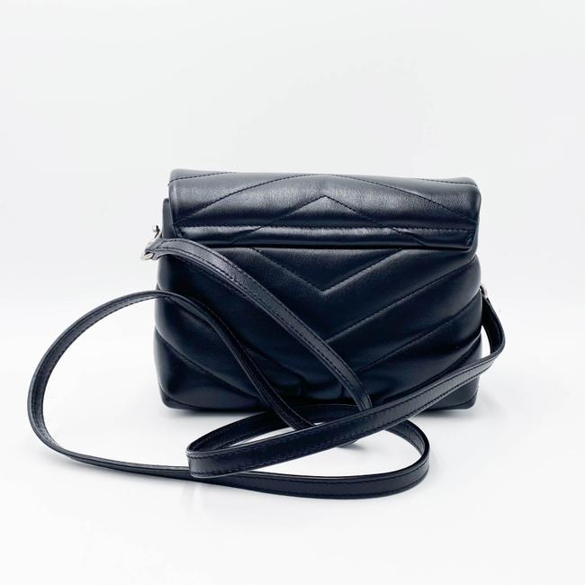 Saint Laurent Monogram Loulou Crossbody Calfskin Y Quilted Monogram Toy Black Leather Shoulder Bag