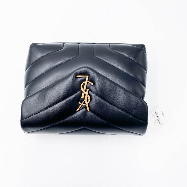 Saint Laurent Monogram Loulou Crossbody Calfskin Y Quilted Monogram Toy Black Leather Shoulder Bag