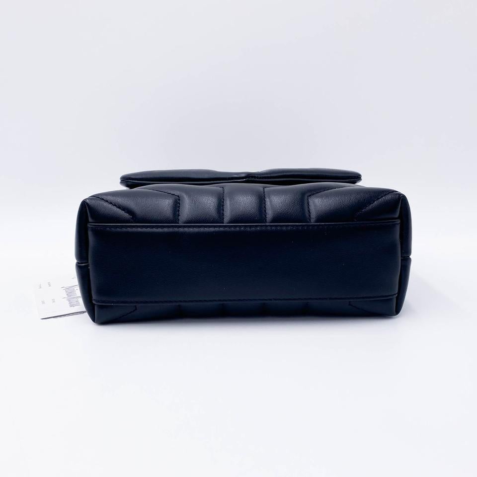 Saint Laurent Monogram Loulou Crossbody Calfskin Y Quilted Monogram Toy Black Leather Shoulder Bag