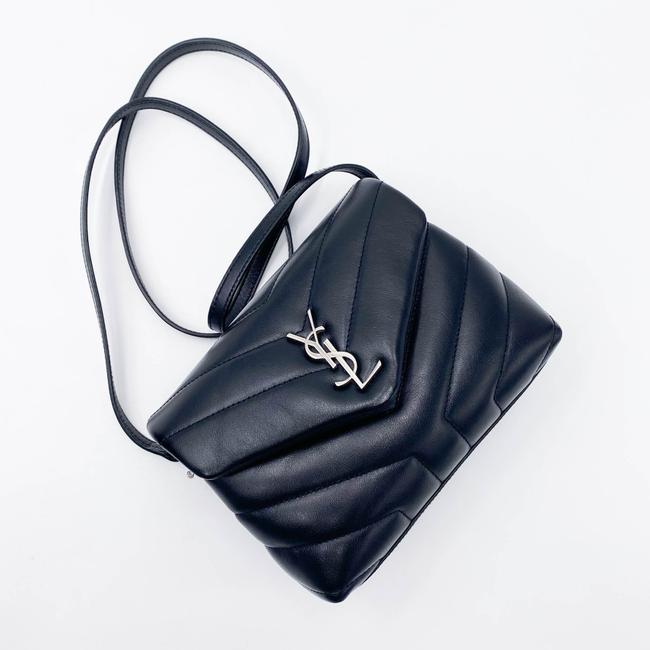 Saint Laurent Monogram Loulou Crossbody Calfskin Y Quilted Monogram Toy Black Leather Shoulder Bag