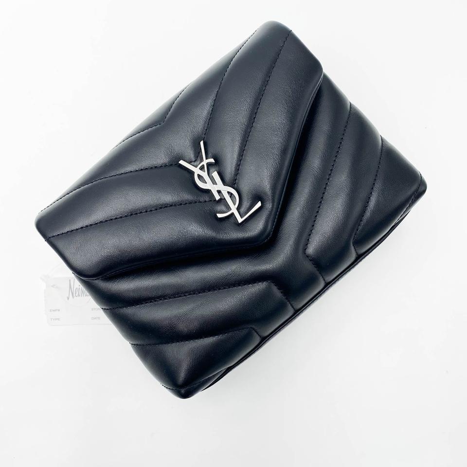 Saint Laurent Monogram Loulou Crossbody Calfskin Y Quilted Monogram Toy Black Leather Shoulder Bag