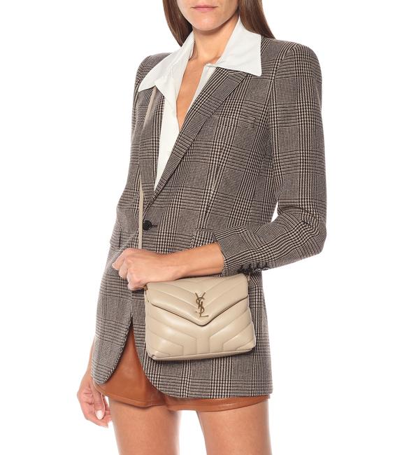 Saint Laurent Monogram Loulou Crossbody Mini Matelasse Beige Leather Shoulder Bag