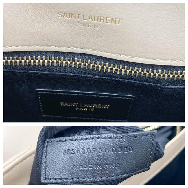 Saint Laurent Monogram Loulou Crossbody Mini Matelasse Beige Leather Shoulder Bag