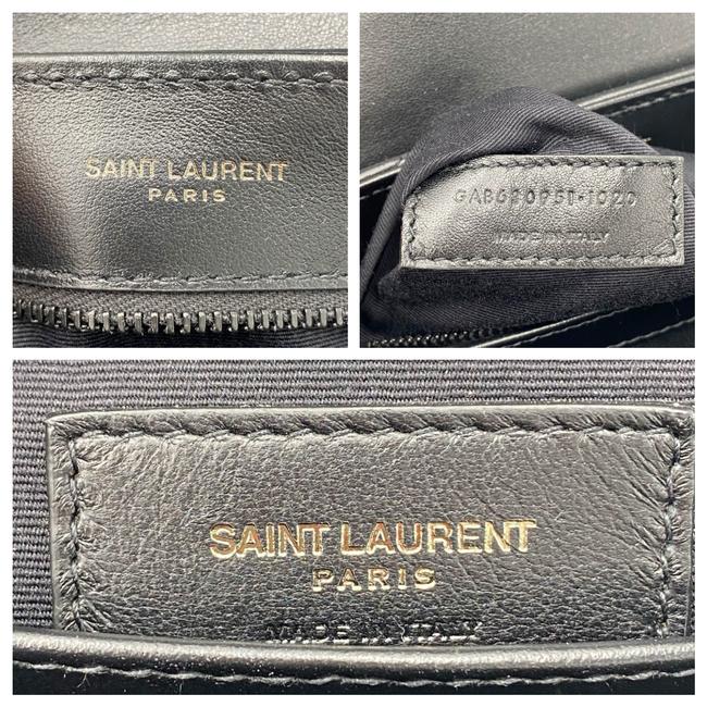 Saint Laurent Monogram Loulou Crossbody Toy Black Leather Shoulder Bag