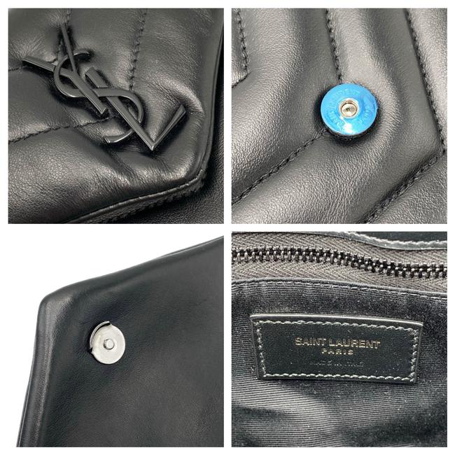 Saint Laurent Monogram Loulou Crossbody Toy Black Leather Shoulder Bag