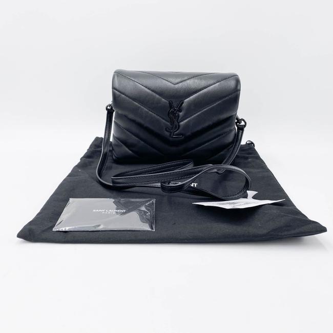 Saint Laurent Monogram Loulou Crossbody Toy Black Leather Shoulder Bag