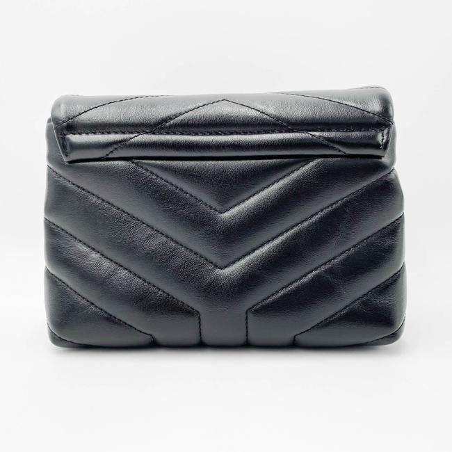 Saint Laurent Monogram Loulou Crossbody Toy Black Leather Shoulder Bag