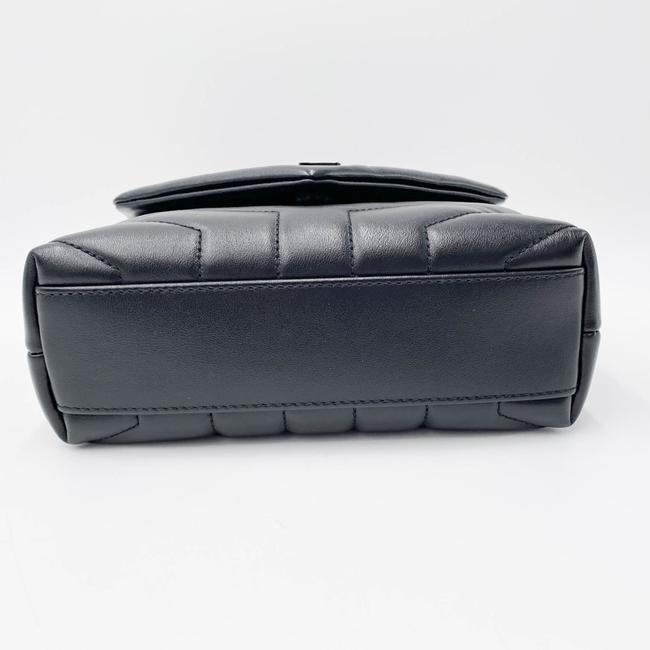Saint Laurent Monogram Loulou Crossbody Toy Black Leather Shoulder Bag