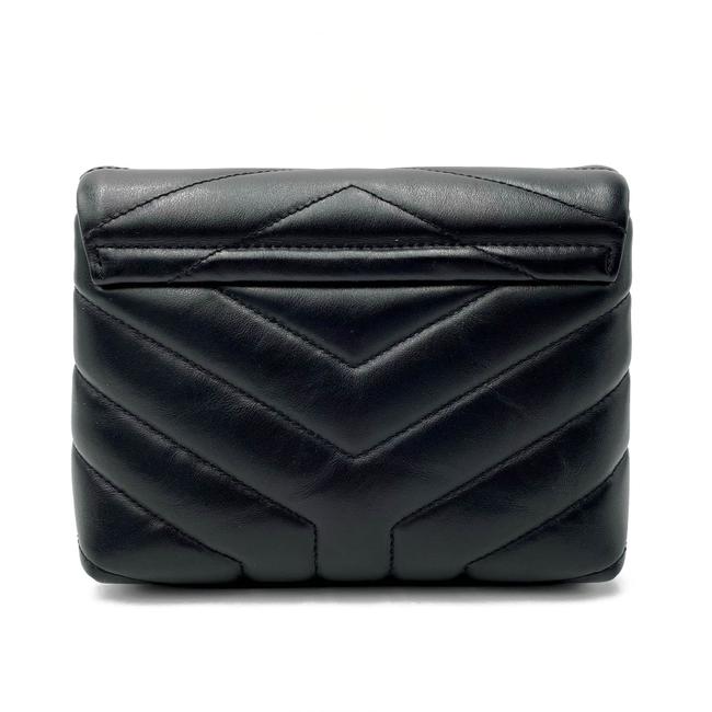 Saint Laurent Monogram Loulou Crossbody Toy Black Leather Shoulder Bag