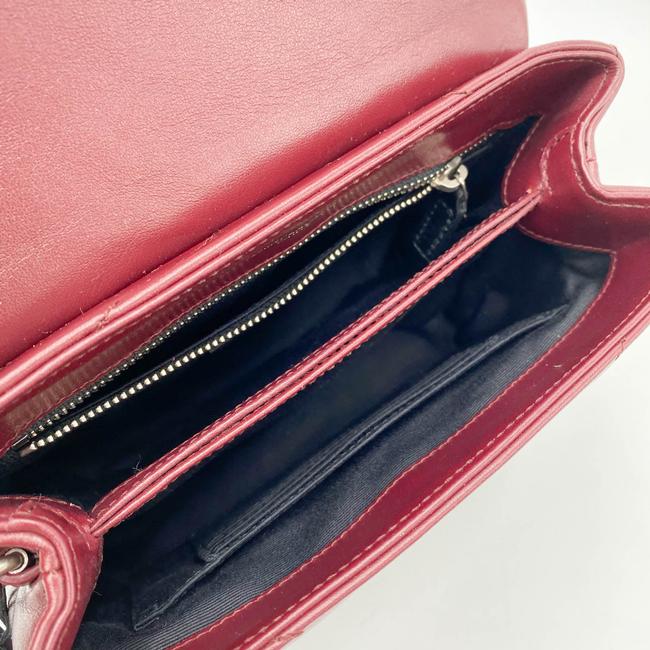 Saint Laurent Monogram Loulou Crossbody Toy Monogram Burgundy Bordeaux Red Leather Shoulder Bag