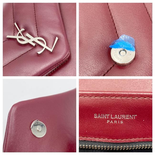 Saint Laurent Monogram Loulou Crossbody Toy Monogram Burgundy Bordeaux Red Leather Shoulder Bag