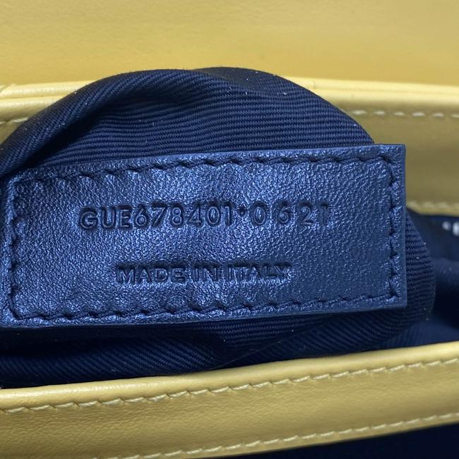 Saint Laurent Monogram Loulou Crossbody Toy Monogram Yellow Leather Shoulder Bag
