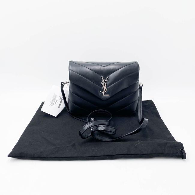 Saint Laurent Monogram Loulou Crossbody Toy Quilted Black Leather Shoulder Bag