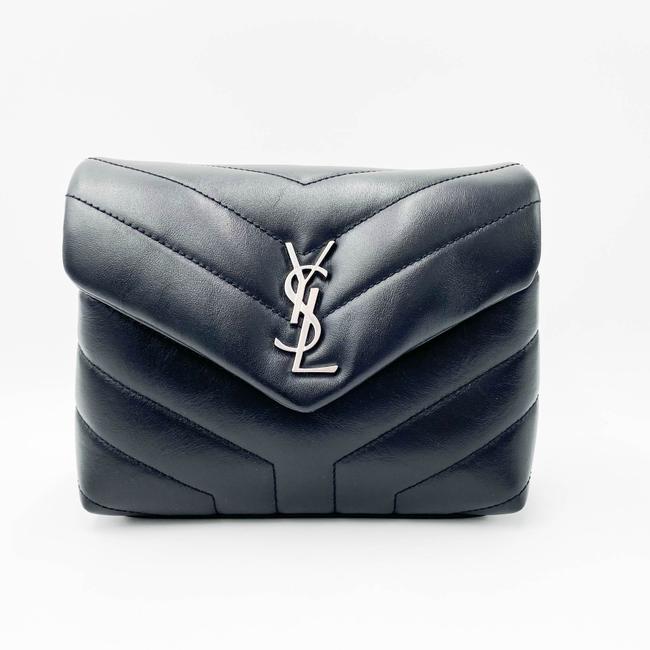 Saint Laurent Monogram Loulou Crossbody Toy Quilted Black Leather Shoulder Bag
