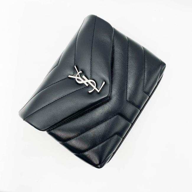 Saint Laurent Monogram Loulou Crossbody Toy Quilted Black Leather Shoulder Bag