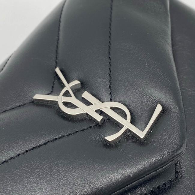 Saint Laurent Monogram Loulou Crossbody Toy Quilted Black Leather Shoulder Bag