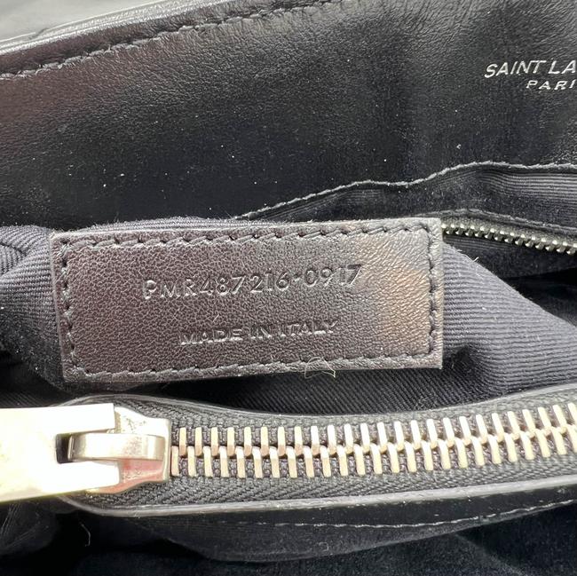 Saint Laurent Monogram Loulou Medium Quilted Black Leather Shoulder Bag