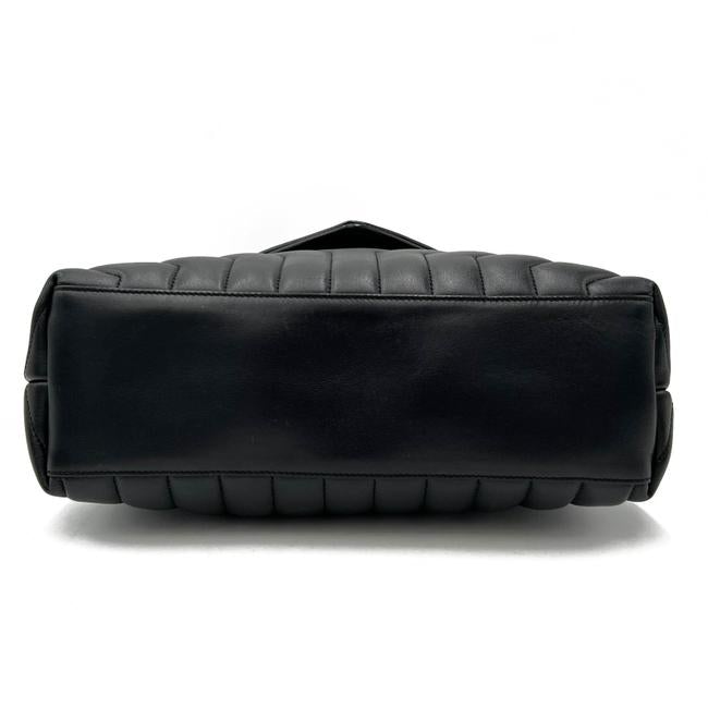 Saint Laurent Monogram Loulou Medium Quilted Black Leather Shoulder Bag