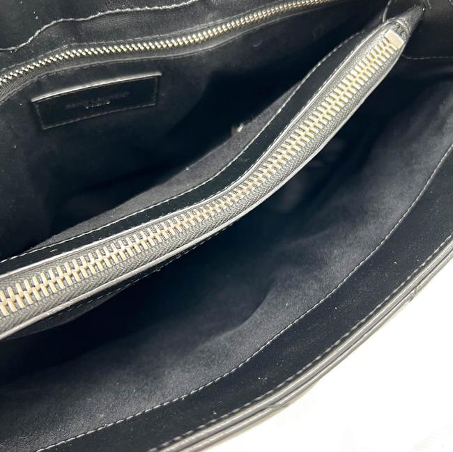 Saint Laurent Monogram Loulou Medium Quilted Black Leather Shoulder Bag