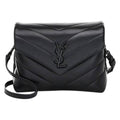 Saint Laurent Monogram Loulou Monogram Toy Noir Black Leather Shoulder Bag