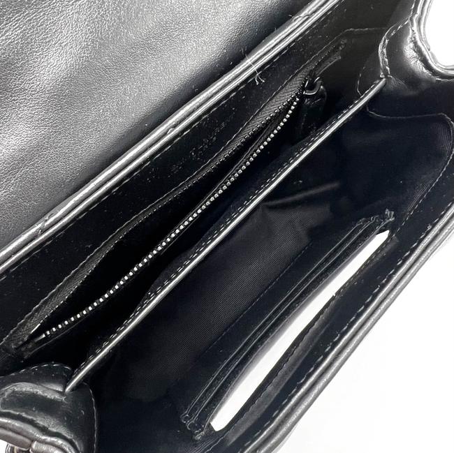 Saint Laurent Monogram Loulou Monogram Toy Noir Black Leather Shoulder Bag