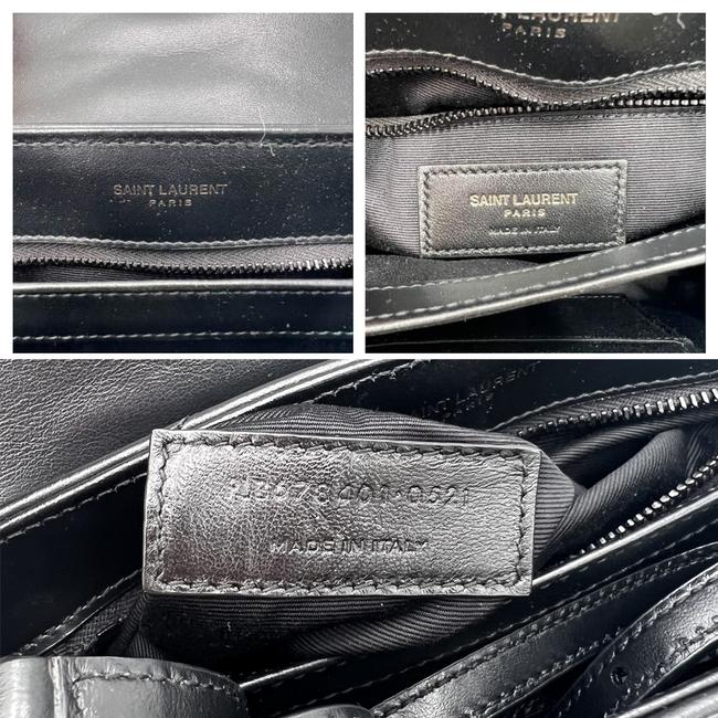 Saint Laurent Monogram Loulou Monogram Toy Noir Black Leather Shoulder Bag