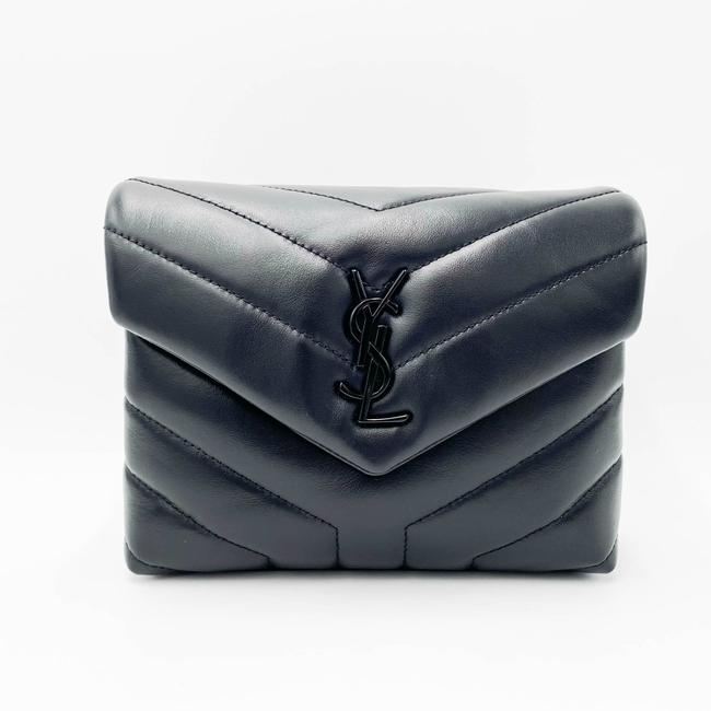 Saint Laurent Monogram Loulou Monogram Toy Noir Black Leather Shoulder Bag