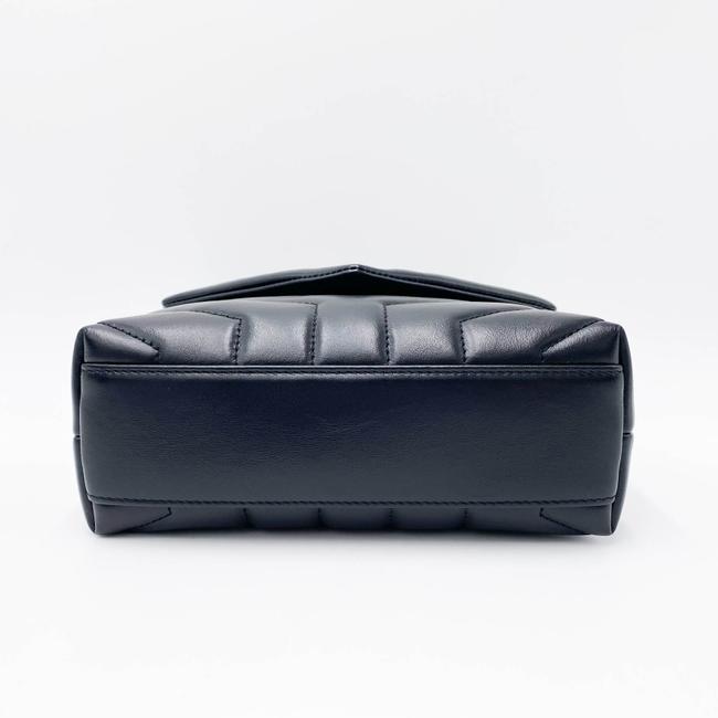 Saint Laurent Monogram Loulou Monogram Toy Noir Black Leather Shoulder Bag