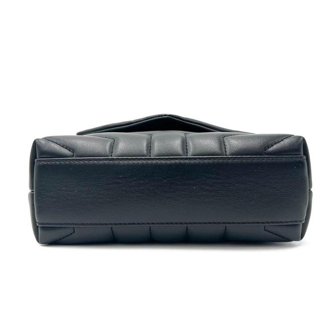 Saint Laurent Monogram Loulou Monogram Toy Noir Black Leather Shoulder Bag