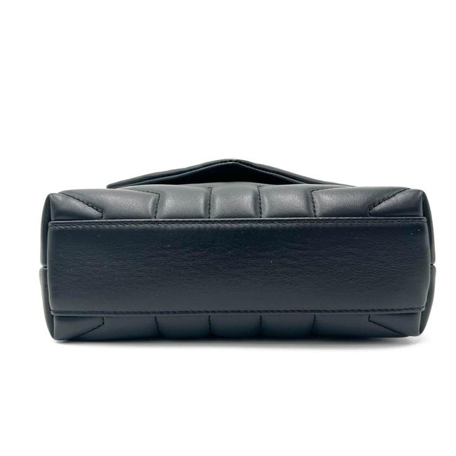 Saint Laurent Monogram Loulou Monogram Toy Noir Black Leather Shoulder Bag