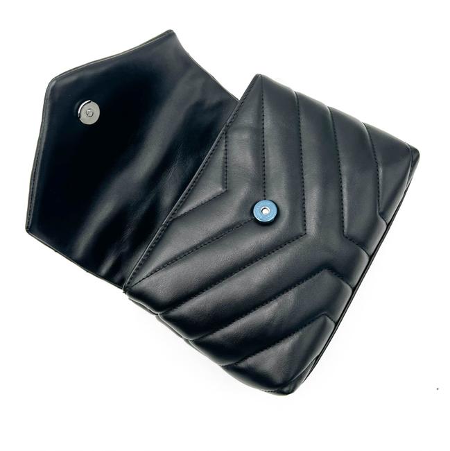 Saint Laurent Monogram Loulou Monogram Toy Noir Black Leather Shoulder Bag