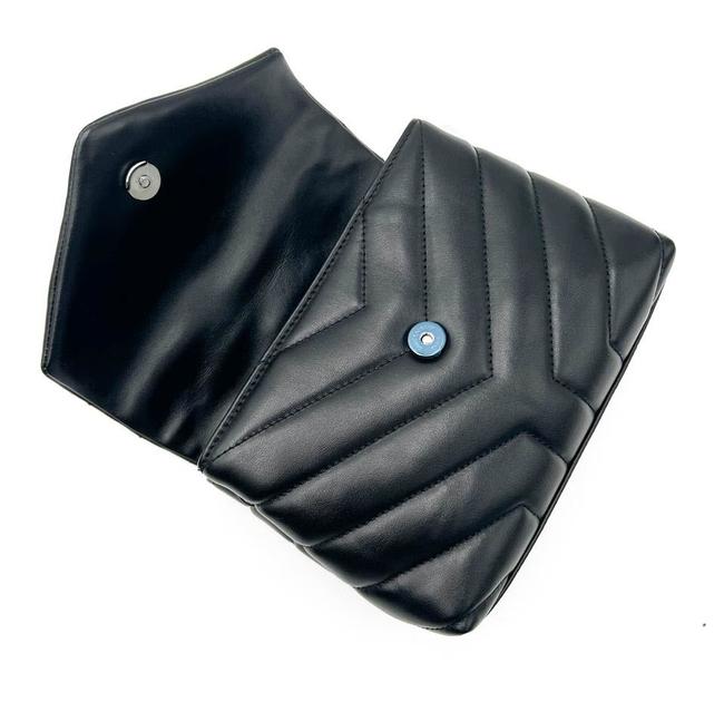 Saint Laurent Monogram Loulou Monogram Toy Noir Black Leather Shoulder Bag