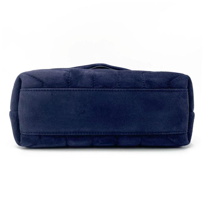 Saint Laurent Monogram Loulou Navy 2021 Blue Suede Leather Cross Body Bag