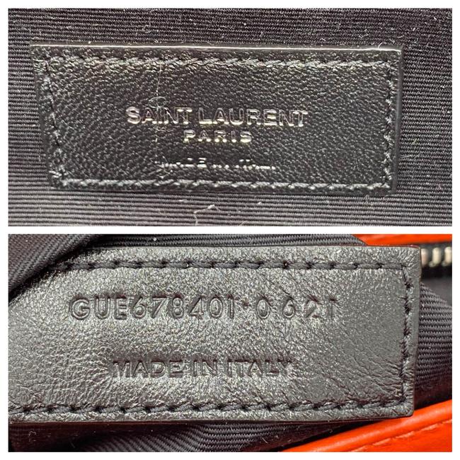 Saint Laurent Monogram Loulou Orange Leather Cross Body Bag